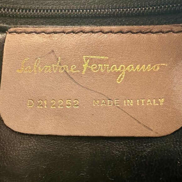 Vintage Salvatore Ferragamo Leather Crossbody Bag - Picture 3 of 12
